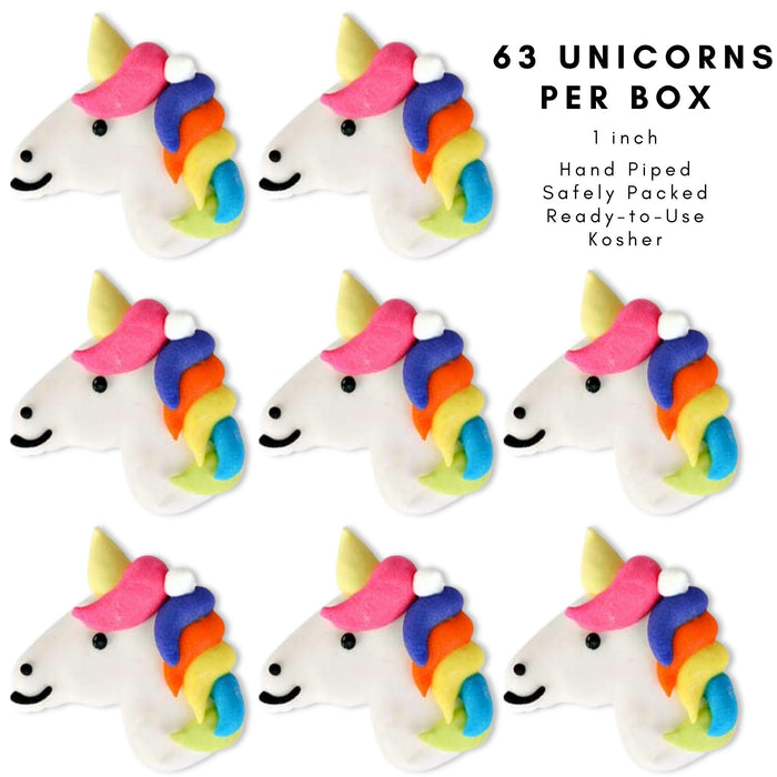 Unicorn Royal Icing Decorations (Bulk)
