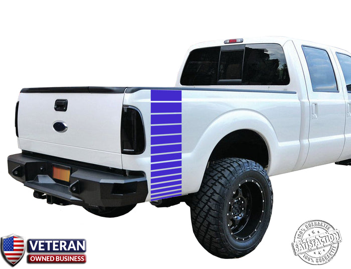 Universal Strobe Bed stripe Vinyl Decal