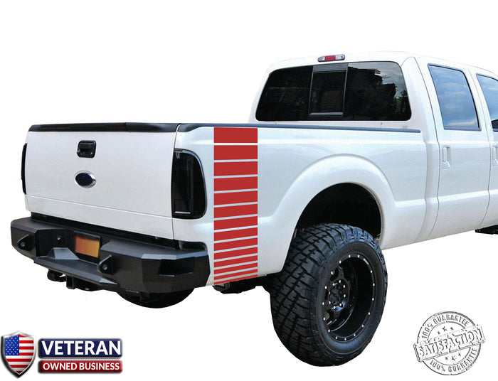 Universal Strobe Bed stripe Vinyl Decal