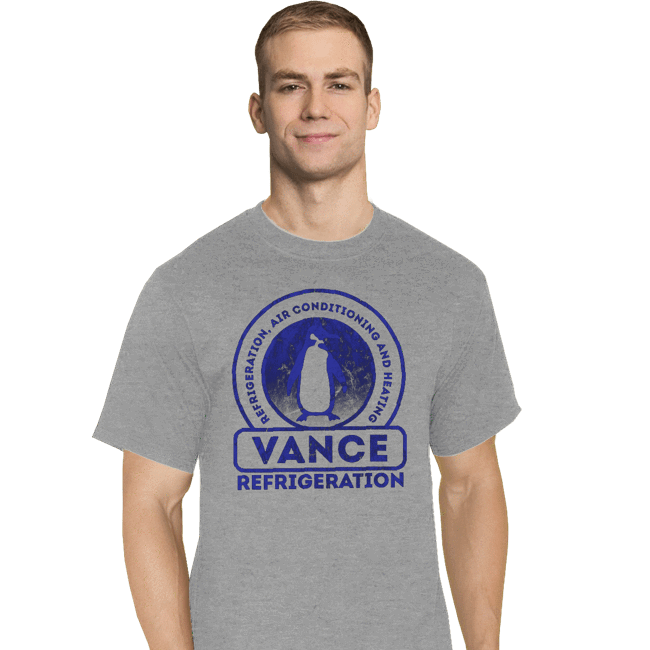 Secret_Shirts T-Shirts, Tall / Large / Sports Grey Vance Refrigeration