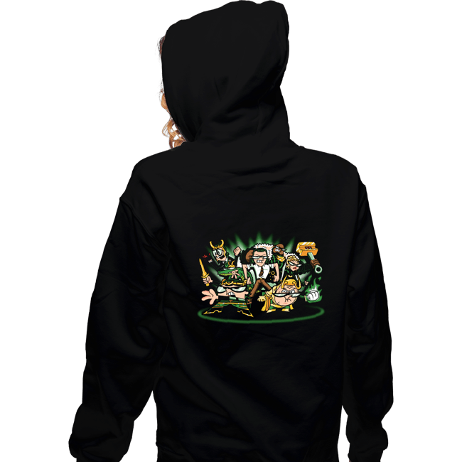 Zippered Hoodies, Unisex / Small / Black