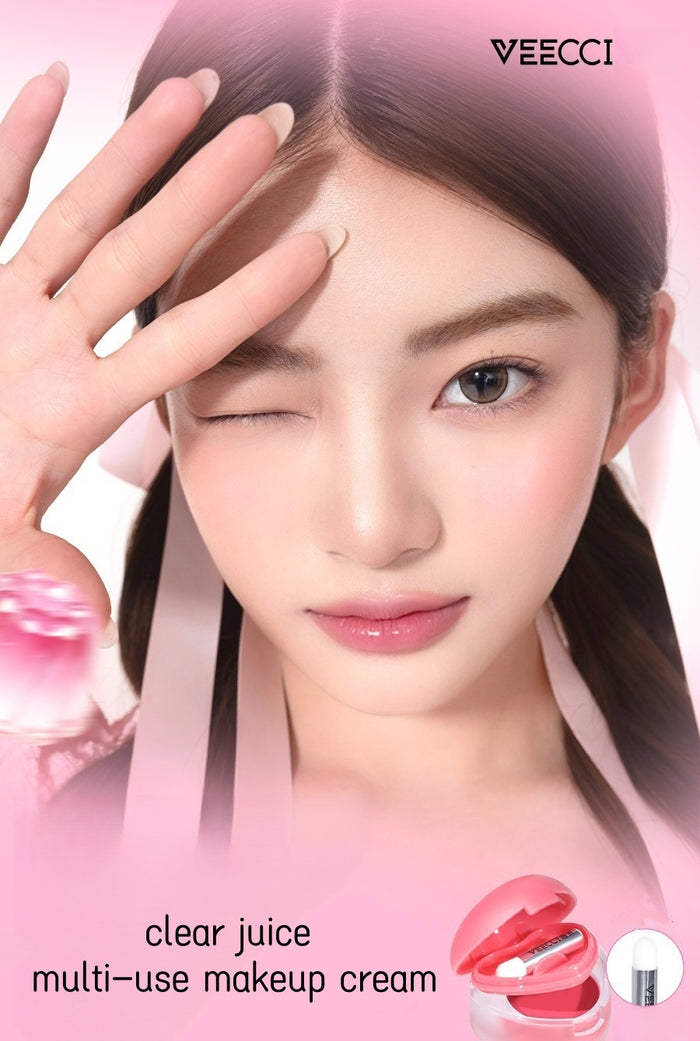 VEECCI Pudding Cheek & Lip Watery-glow Multi-use Makeup Cream T4516