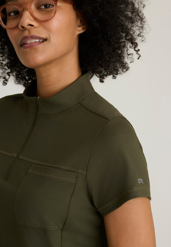 Vigor Top - Olive - Grey's Anatomy Scrubs