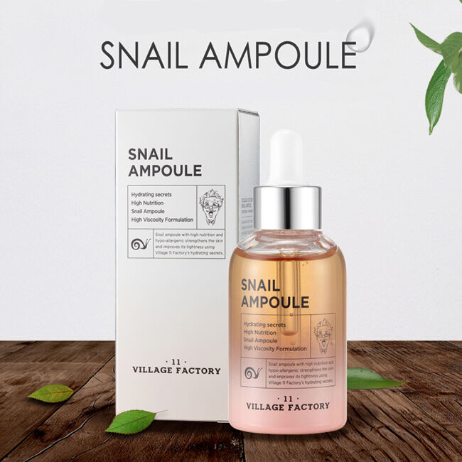 VILLAGE 11 FACTORY Snail Ampoule سيروم البشرة بهلام الحلزون