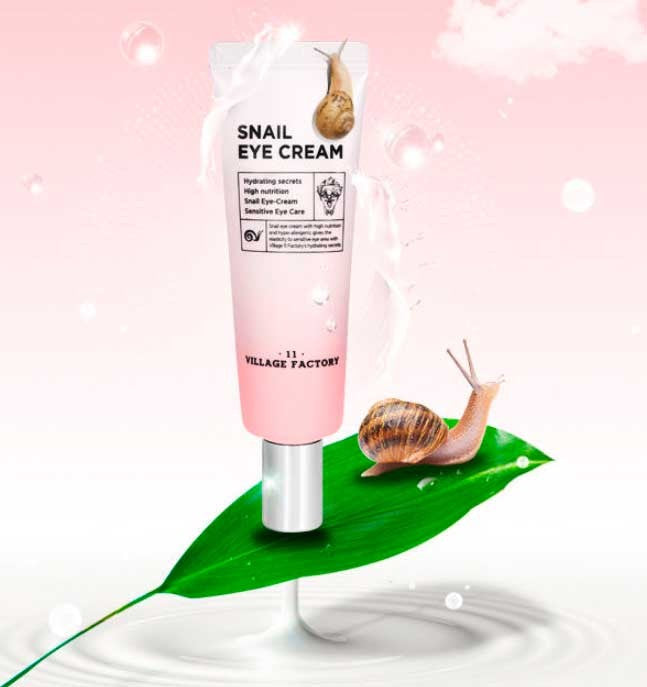 VILLAGE 11 FACTORY Snail Eye Cream كريم العين بهلام الحلزون