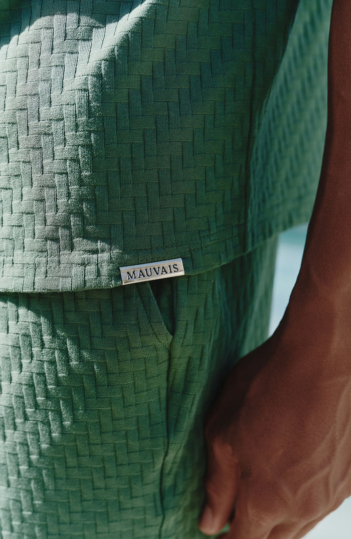 Vincent shirt with pocket in Green