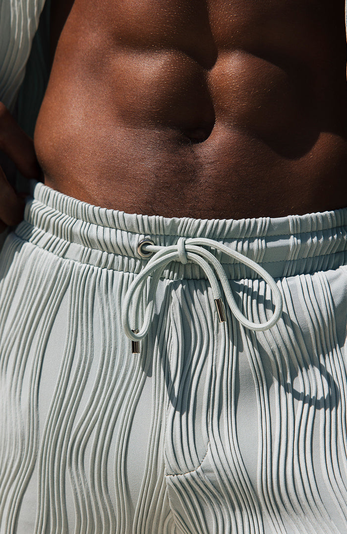 Wave Shorts in Sage