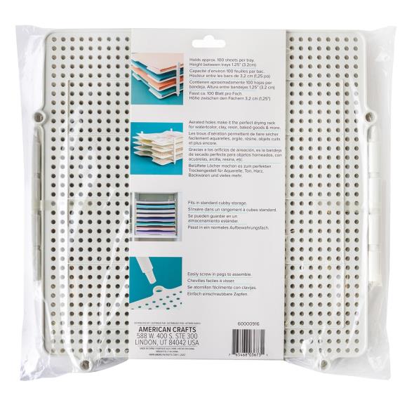 We R Memory Keepers - Multi-Use Paper Trays - 4/Pkg - White 12"X12".  Available at Embellish Away located in Bowmanville Ontario Canada.