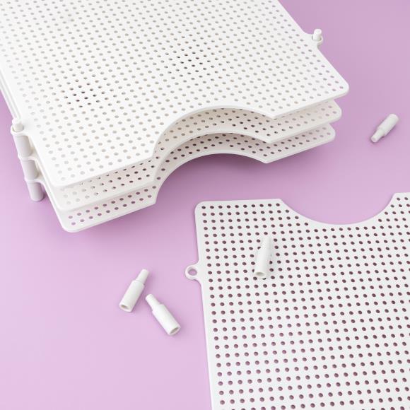 We R Memory Keepers - Multi-Use Paper Trays - 4/Pkg - White 12"X12".  Available at Embellish Away located in Bowmanville Ontario Canada.