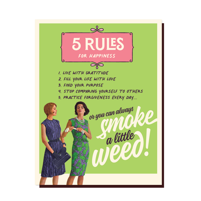 WEED + HAPPINESS