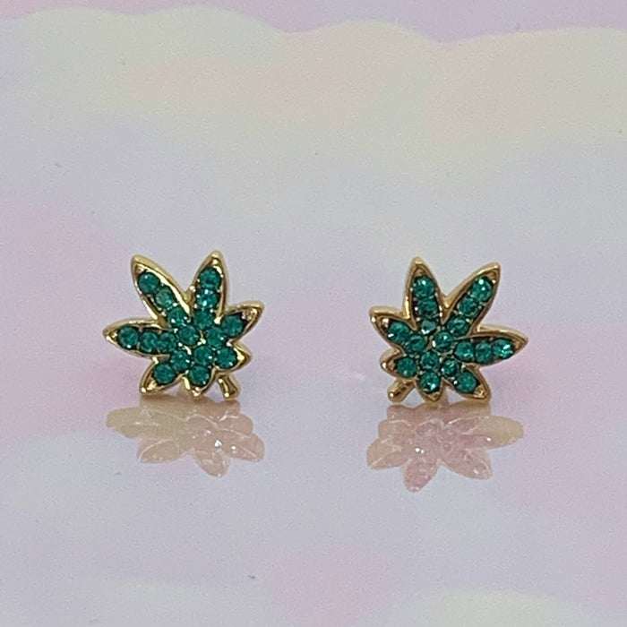 Weed Stud Earrings