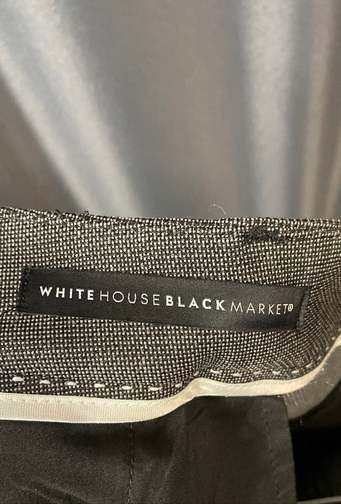 White House Black Market Women's The Luxe Suiting Boot Grey Pants NWT Size 00R