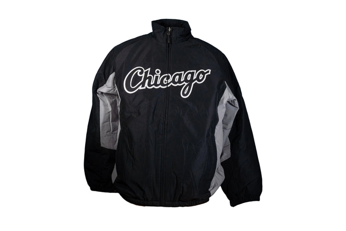 White Sox Majestic Double Climate Black Dugout Jacket