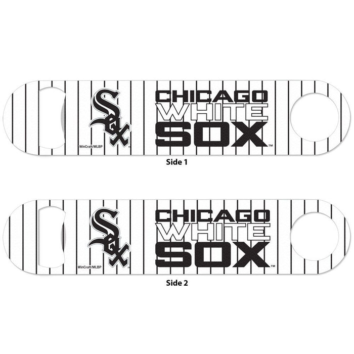 WHITE SOX METAL BOTTLE OPENER 2 SIDED