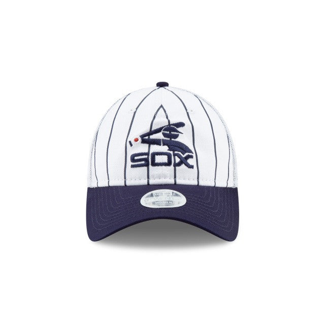 White Sox New Era 1983 Pinstripe Women’s Trucker Adjustable Cap-1
