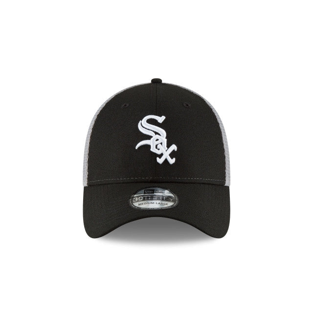 White Sox New Era Black and Grey Neo Stretch Fit Cap-1