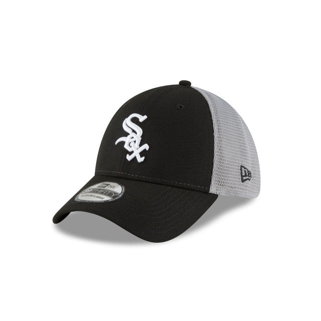 White Sox New Era Black and Grey Neo Stretch Fit Cap-2