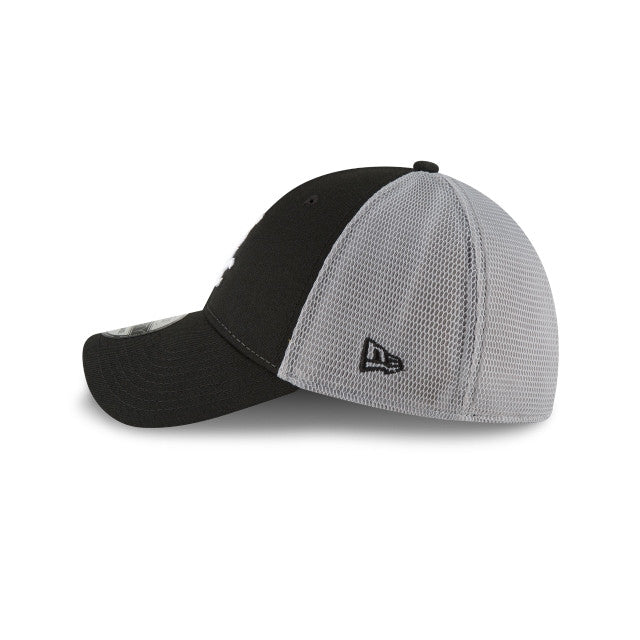White Sox New Era Black and Grey Neo Stretch Fit Cap-3