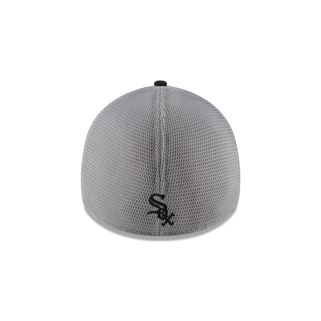 White Sox New Era Black and Grey Neo Stretch Fit Cap-4