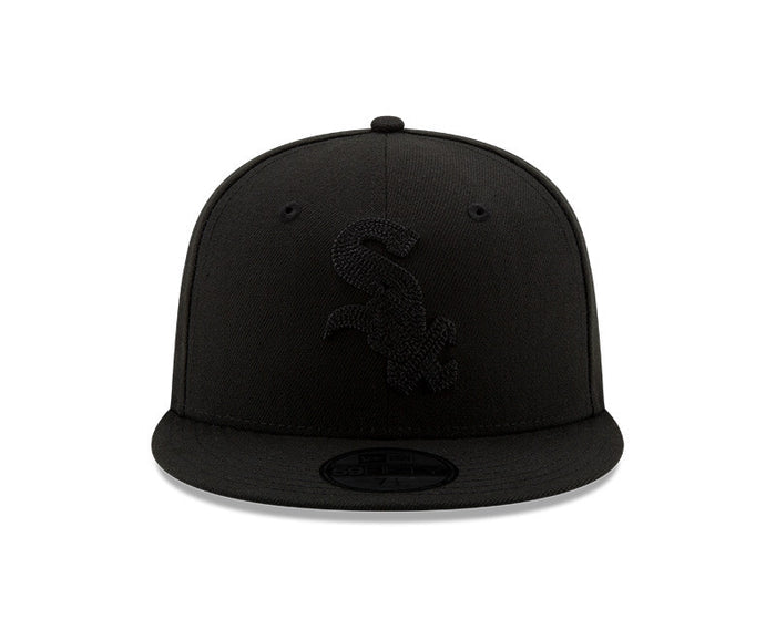 White Sox New Era Black Tonal 59FIFTY Fitted Hat-1