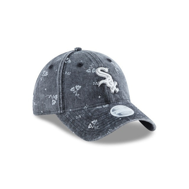 White Sox New Era Charcoal Floral Print Kids Adjustable Cap