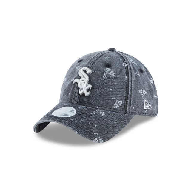 White Sox New Era Charcoal Floral Print Kids Adjustable Cap-2