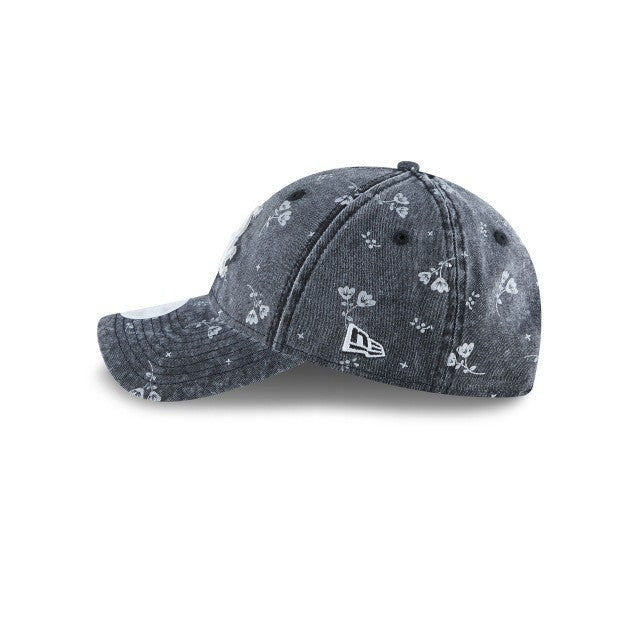 White Sox New Era Charcoal Floral Print Kids Adjustable Cap-3