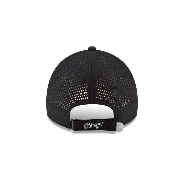 White Sox New Era Perf Pivot Black Adjustable Cap-4