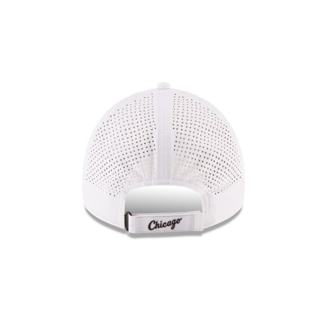 White Sox New Era Perf Pivot White Adjustable Cap-4