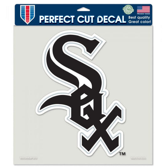 White Sox Perfect Cut Color Decal 8X8