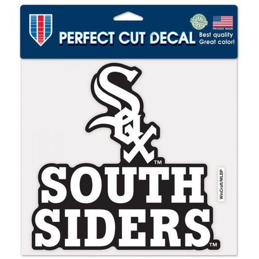 White Sox Perfect Cut Color Decal 8X8