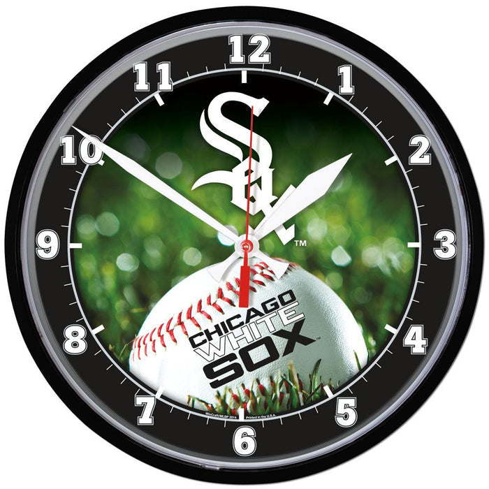 WHITE SOX ROUND WALL CLOCK 12.75"