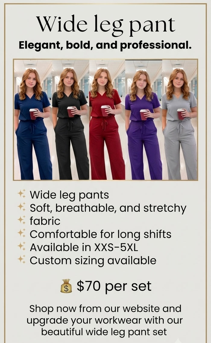 Wide leg pant Set ($60 set OFFER)
