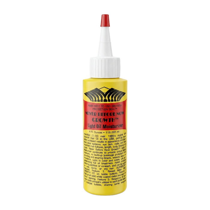 WILD GROWTH Never Before Now Light Oil Moisturizer 4oz