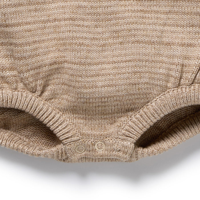 Wilson & Frenchy Knitted Bauble Bodysuit - Sandstone