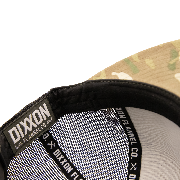 Winners Circle Trucker Hat Camo Black