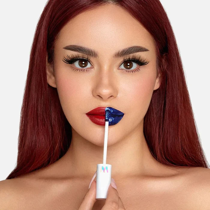 Wonderskin - Wonder Blading All-Day Lip Stain - Adore (Peachy Rose) KIT