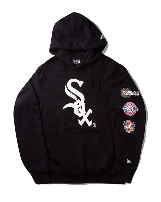 World Series 3X Champs White Sox New Era Hoodie