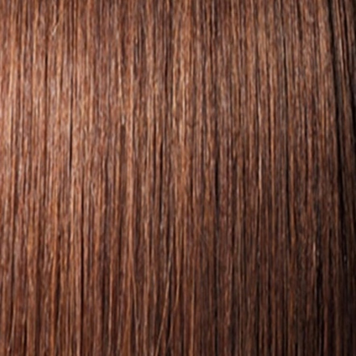OUTRE braid chestnut brown closeup showing textured synthetic hair strands springy afro twist hair extensions