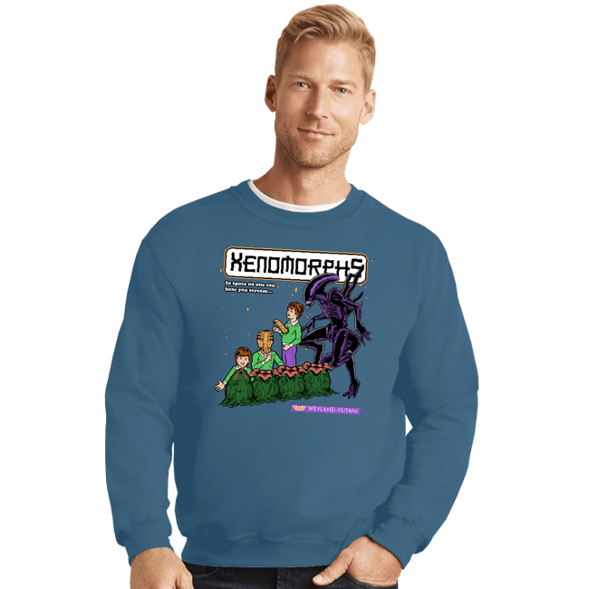 Crewneck Sweater, Unisex / Small / Indigo Blue