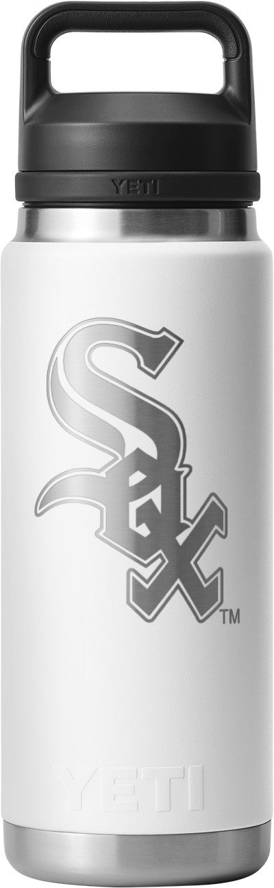Yeti Chicago White Sox White 26oz Bottle with Chug Cap