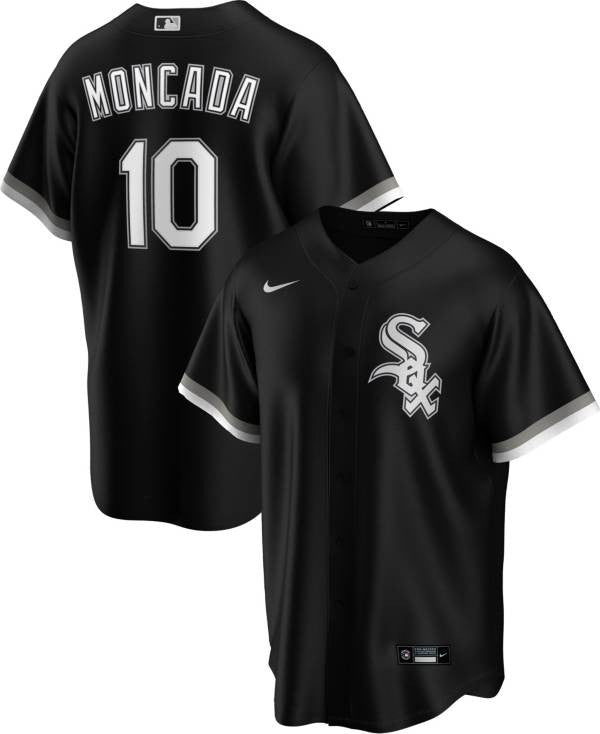 Yoan Moncada #10 Black Alternate Nike Replica Jersey