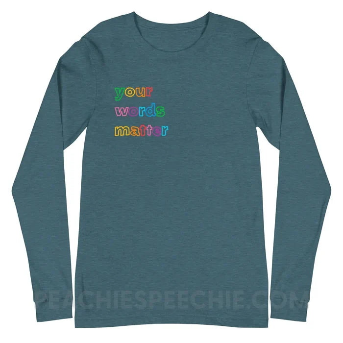 Heather Deep Teal / XS