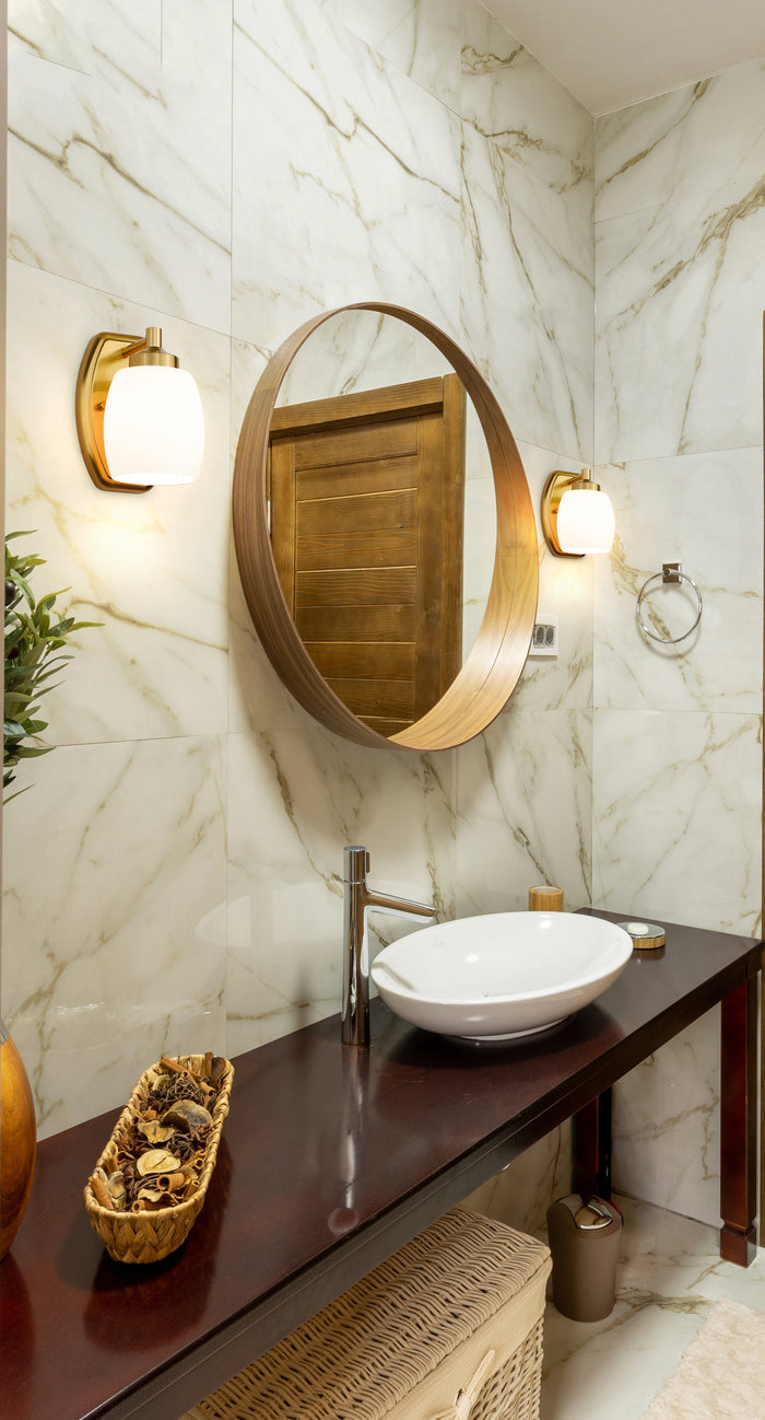 Wall Sconce Z-Lite 745-1S-LG Luxe Gold Kendrick 1 Light Wall Sconce Z-Lite