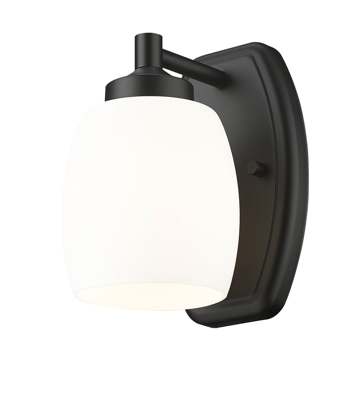 Wall Sconce Z-Lite 745-1S-MB Matte Black Kendrick 1 Light Wall Sconce Z-Lite