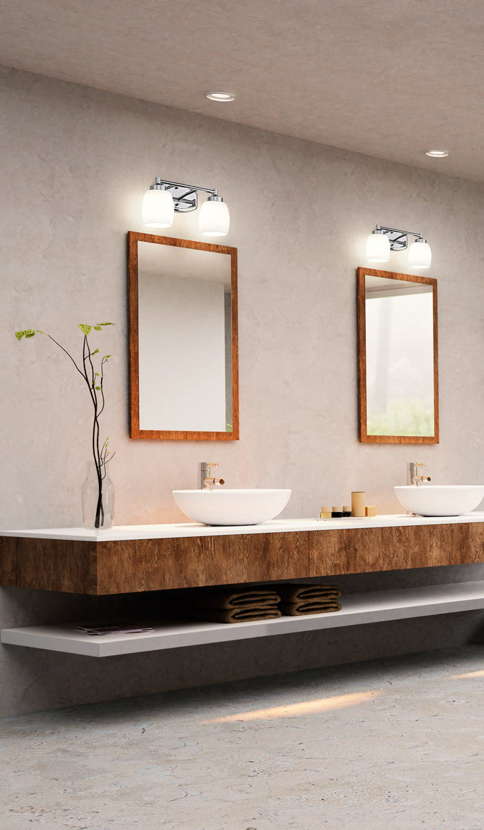 Vanity Z-Lite 745-2V-CH Chrome Kendrick 2 Light Vanity Z-Lite