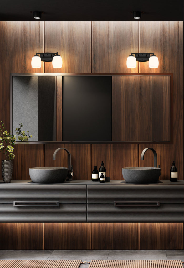Vanity Z-Lite 745-2V-MB Matte Black Kendrick 2 Light Vanity Z-Lite