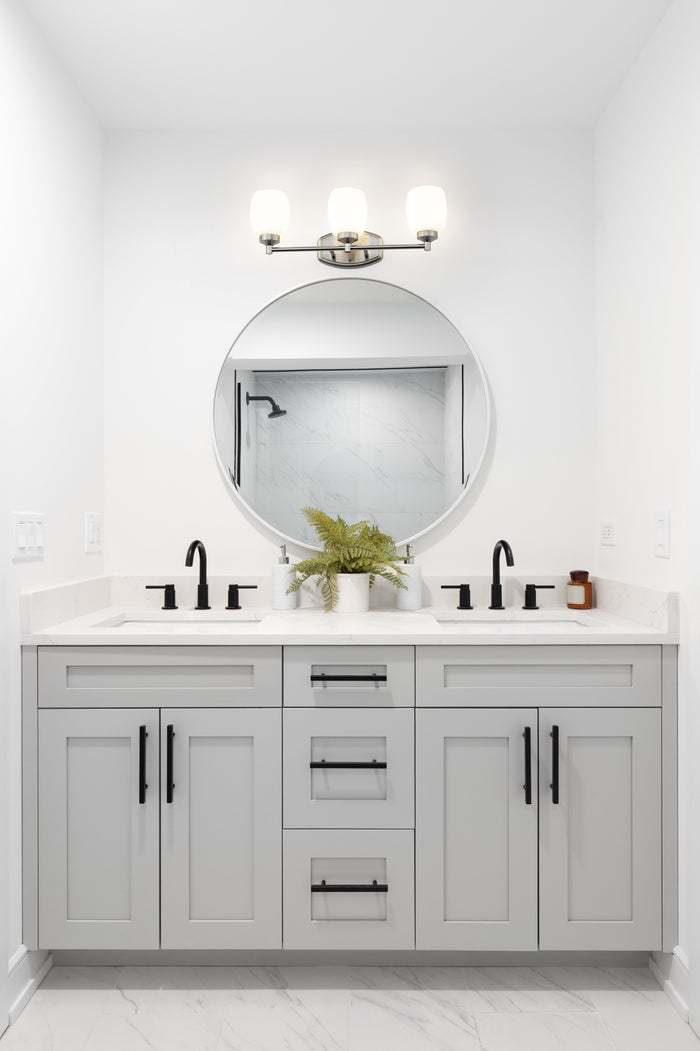 Vanity Z-Lite 745-3V-BN Brushed Nickel Kendrick 3 Light Vanity Z-Lite