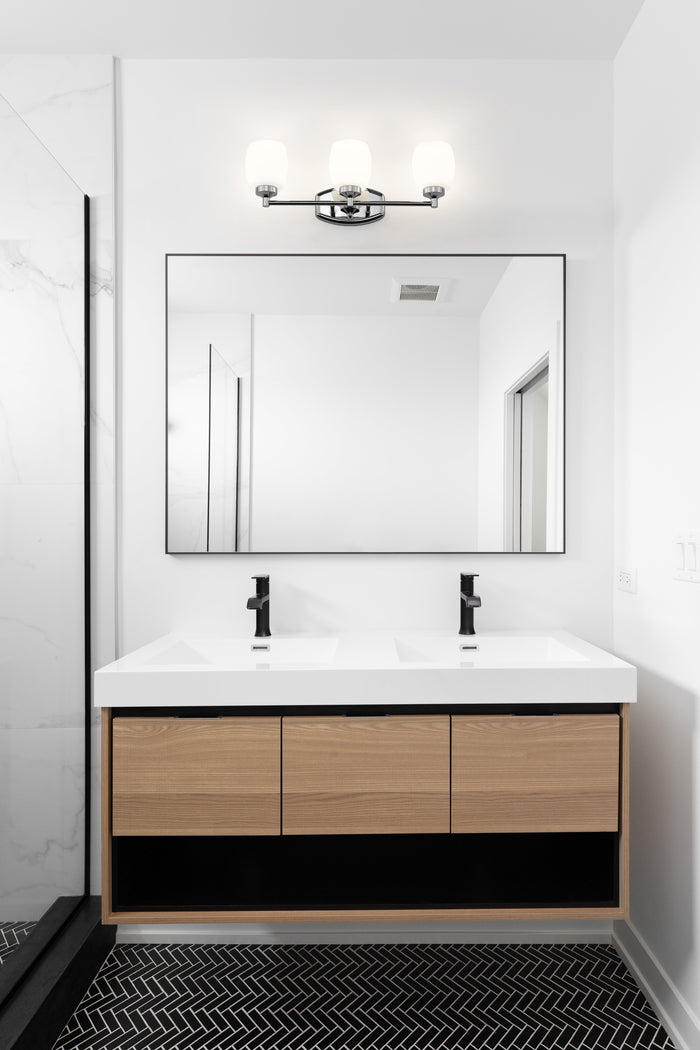 Vanity Z-Lite 745-3V-CH Chrome Kendrick 3 Light Vanity Z-Lite