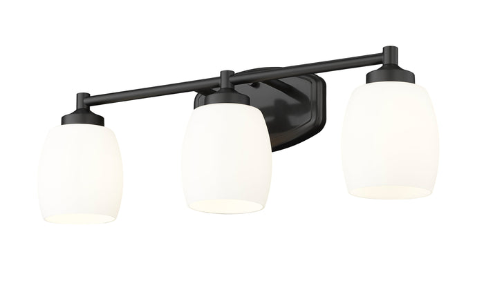 Vanity Z-Lite 745-3V-MB Matte Black Kendrick 3 Light Vanity Z-Lite